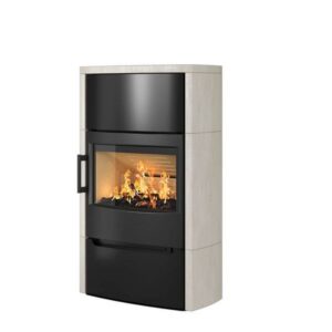 Kamin Wiking Maxi 6 valge kivi