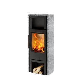 Kamin Wiking Miro 6 looduskivi puude hoiukohaga